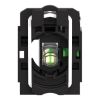 Picture of Harmony XB5, Complete body/contact assembly and light block, plastic, universal LED, body/fixing collar, 1NO, 24V AC DC