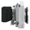 Picture of Push button flush mounted, Harmony XB4, metal, blue, 30mm, spring return, unmarked, 1NC
