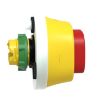 Picture of Antimicrobial Illuminated emergency stop head, Harmony XB5, plastic, red, 22mm, trigger latching turn to release, white red LED, 24V AC DC