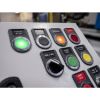 Picture of Illuminated marked legend ring, Harmony XB5, 60mm, plastic, yellow, red fixed integral LED, marked EMERGENCY STOP, 24V AC DC