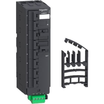 Picture of Modbus hub, TeSys Ultra, 10 RJ45 and 1 screw terminal block