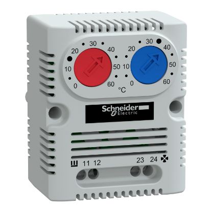 Picture of ClimaSys, ClimaSys CC - double thermostat 250V - range of temperature 0…60°C - 1NO/NC - °C
