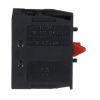 Picture of Contact block, Harmony XAC, single contact, spring return, 1 speed, front mounting, screw clamp terminal, 1NC