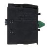 Picture of Contact block, Harmony XAC, single contact, spring return, 1 speed, front mounting, screw clamp terminal, 1NO