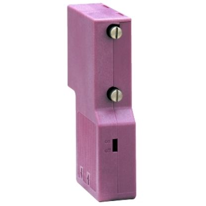 Picture of female connector, Modicon X80, CANopen SUB-D9, bended at 90°, IP20