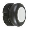 Picture of Head for push button, Harmony XAC, plastic, white, booted, spring return