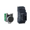 Picture of Harmony XB5R, Wireless push button and configurable receiver with 10 colored caps, metal, Ø22, 24...240 V AC/DC
