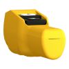 Picture of Pendant control station, Harmony XAC, plastic, yellow, pistol grip, 2 booted push buttons with 2NO