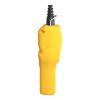 Picture of Pendant control station, Harmony XAC, plastic, yellow, pistol grip, 2 booted push buttons with NO+NC