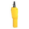 Picture of Pendant control station, Harmony XAC, plastic, yellow, pistol grip, 2 booted push buttons with NO+NC
