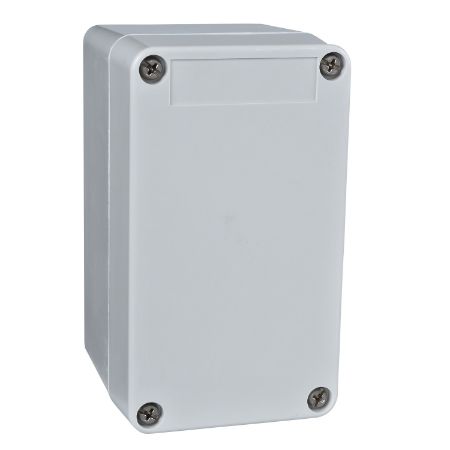 Picture of Empty control station without hinges, Harmony XAP, XB2 SL, plastic, grey, undrilled, 85x146x87mm