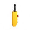 Picture of Pendant control station, Harmony XAC, plastic, yellow, 2 push buttons, 1 emergency stop