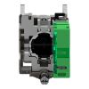 Picture of Harmony XB5R, Wireless and batteryless transmitter, push button, metal, black, 22mm, spring return