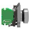 Picture of Harmony XB5R, Wireless and batteryless transmitter, push button, metal, black, 22mm, spring return