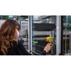 Picture of Control station, Harmony XALD, plastic, yellow lid, 1 emergency stop 40mm, turn to release, illuminated ring white red fixed, 1NO 1NC, 24V AC DC