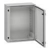 Picture of Thalassa, Wall mounted polyester enclosure, Thalassa PLM, plain door, 530x430x200mm, IP66, IK10, RAL 7035