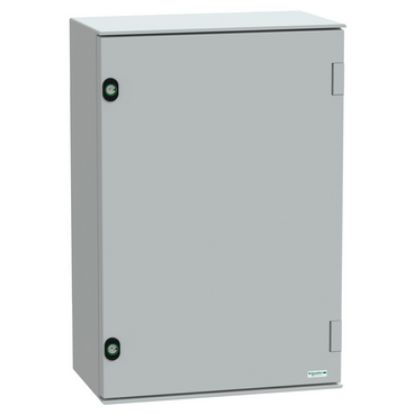 Picture of Thalassa, Wall mounted polyester enclosure, Thalassa PLM, plain door, 647x436x250mm, IP66, IK10, RAL 7035
