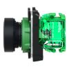 Picture of Harmony XB5R, Wireless and batteryless transmitter, push button, plastic, black, 22mm, spring return