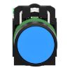 Picture of Harmony XB5R, Wireless and batteryless transmitter, push button, plastic, blue, 22mm, spring return