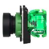 Picture of Harmony XB5R, Wireless and batteryless transmitter, push button, plastic, green, 22mm, spring return