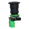 Picture of Harmony XB5R, Wireless and batteryless transmitter, mushroom head 40mm, plastic, black, 22mm, spring return