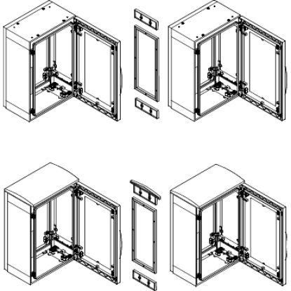 Picture of Thalassa, Horizontal coupling kit for PLA enclosure H1500xD420 mm - 15 mm - IP55 coupling