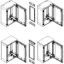 Picture of Thalassa, Horizontal coupling kit for PLA enclosure H1500xD420 mm - 15 mm - IP55 coupling