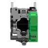 Picture of Harmony XB5R, Wireless and batteryless transmitter, push button, metal, white, 22mm, spring return