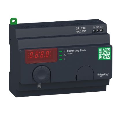 Picture of Harmony XB5R, Harmony Hub wireless serial line gateway, Zigbee green power gateway, wireless to modbus, 24...240V AC DC