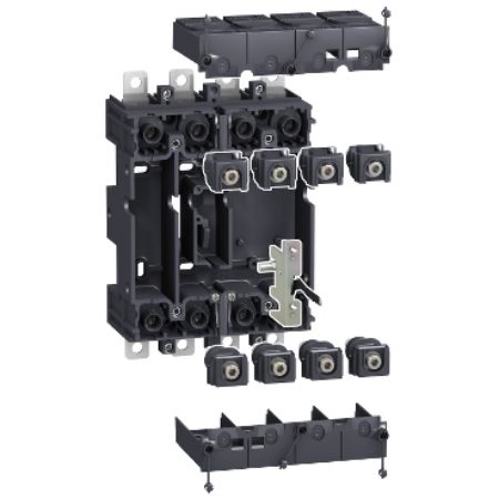 Picture of plug in base, ComPact NSX100/160/250, front/rear connected, 4 poles