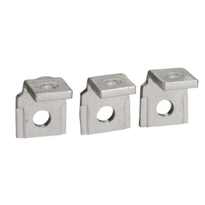Picture of Terminal extensions, ComPacT NSX 100/160/250, right angle, set of 3 parts