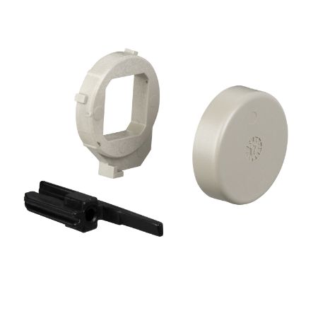 Picture of keylock adapter for motor mechanism locking, ComPact NSX400/630, keylock not included
