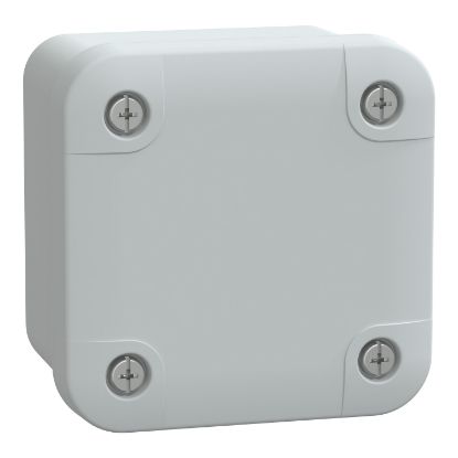 Picture of Thalassa, PC box IP66 IK08 RAL7035 Int.H65W65D45 Ext.H74W74D56 opaque PC cover H10