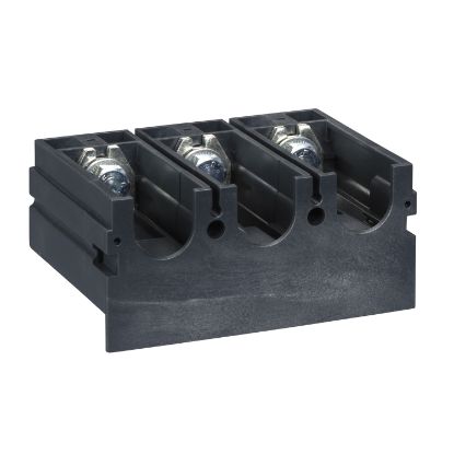 Picture of One piece spreader, ComPacT NSX 100/160/250, 35mm to 45mm pitch, flat connection, 3 poles