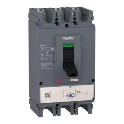Picture of circuit breaker, EasyPact CVS400F, 36kA at 415VAC, 320A, MA trip unit, 3P3d