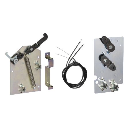 Picture of Cable type door interlock, MasterPact MTZ1 drawout, complete assembly, spare part