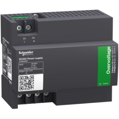 Picture of External power supply module, input voltage 48VDC to 60VDC, output voltage 24VDC, output current 1A