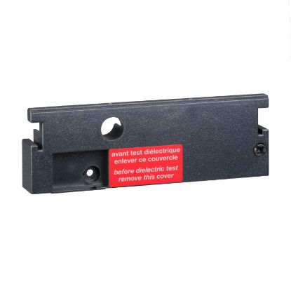 Picture of insulation monitoring module adaptation, ComPact NSX100/160/250, 4P module connection on 3P circuit breaker