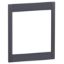 Picture of escutcheon for toggle with trip unit access, fixed ComPact NSX100/160/250, IP30