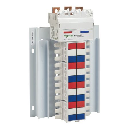 Picture of Acti9, SAU Chassis, Acti9, 250A, 3Ph, 24 poles, 18mm for iC60 MCB and RCBO, top or bottom