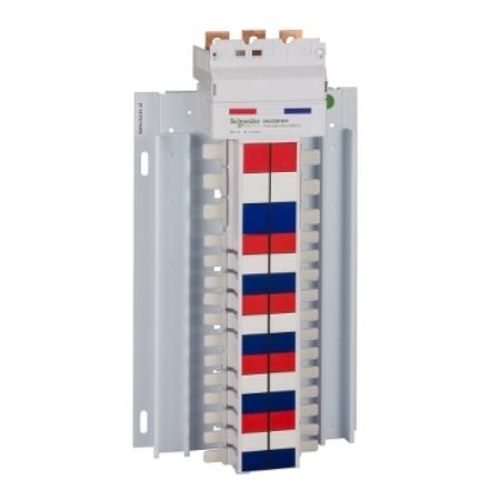Picture of Acti9, SAU hybrid Chassis, Acti9, 250A, 3Ph, 30 poles 18mm and 12 poles 27mm for MCB and RCBO, top or bottom