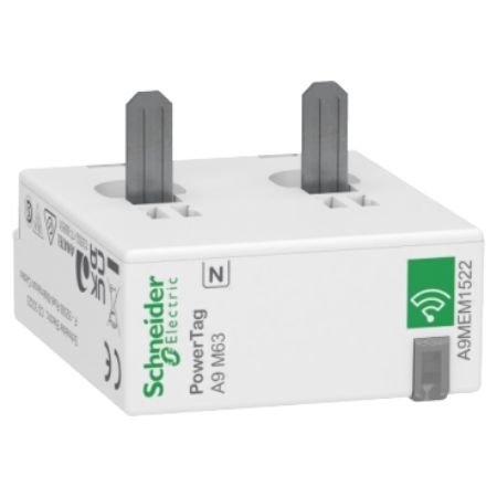 Picture of PowerLogic, Energy sensor, PowerTag Monoconnect 63A 1P+N bottom position