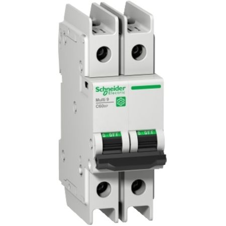 Picture of Miniature circuit breaker (MCB), Multi9 C60BP, 2P, 10A, D curve, 10kA (UL489), 10kA (IEC/EN 60947-2)