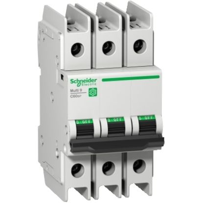 Picture of Miniature circuit breaker (MCB), Multi9 C60BP, 3P, 25A, C curve, 10kA (UL489), 10kA (IEC/EN 60947-2)