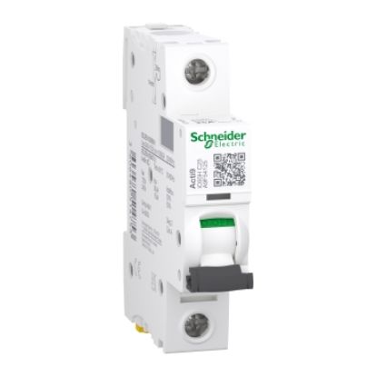 Picture of Acti9, Miniature circuit breaker (MCB), Acti9 iC60H Disbo, 1P, 25A, C curve, 10000A (IEC/EN 60898-1), 15kA (IEC/EN 60947-2)