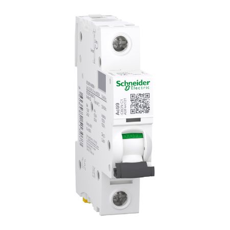 Picture of Acti9, Miniature circuit breaker (MCB), Acti9 iC60N Disbo, 1P, 1A, C curve, 6000A (IEC/EN 60898-1), 50kA (IEC/EN 60947-2)