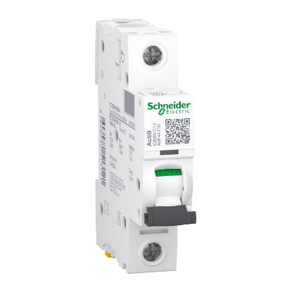 Picture of Acti9, Miniature circuit breaker (MCB), Acti9 iC60N Disbo, 1P, 10A, C curve, 6000A (IEC/EN 60898-1), 10kA (IEC/EN 60947-2)
