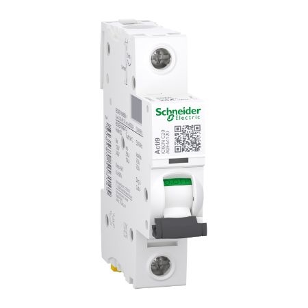 Picture of Acti9, Miniature circuit breaker (MCB), Acti9 iC60N Disbo, 1P, 20A, C curve, 6000A (IEC/EN 60898-1), 10kA (IEC/EN 60947-2)