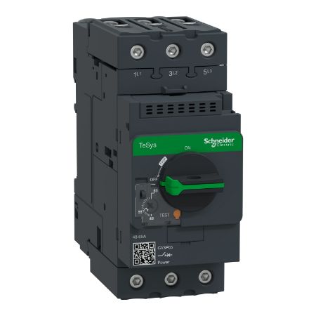 Picture of Motor circuit breaker,TeSys Deca frame 3,3P,48-65A,thermal magnetic,EverLink terminals