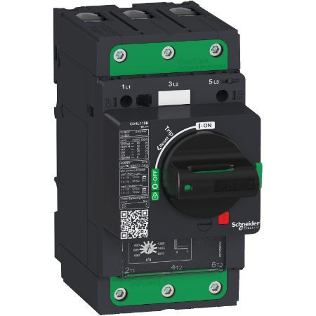 Picture of TeSys Deca, Motor circuit breaker, TeSys GV4, 3P, 7A, Icu 50kA, magnetic, EverLink terminals